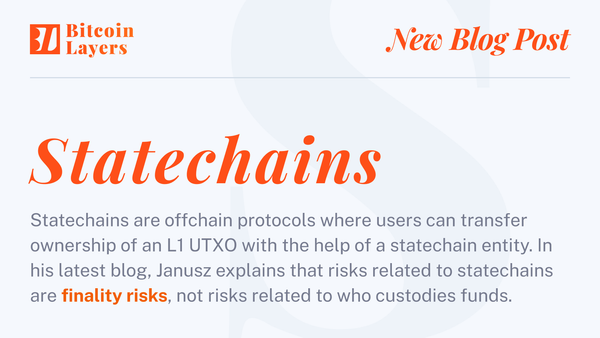 Statechains are L2s